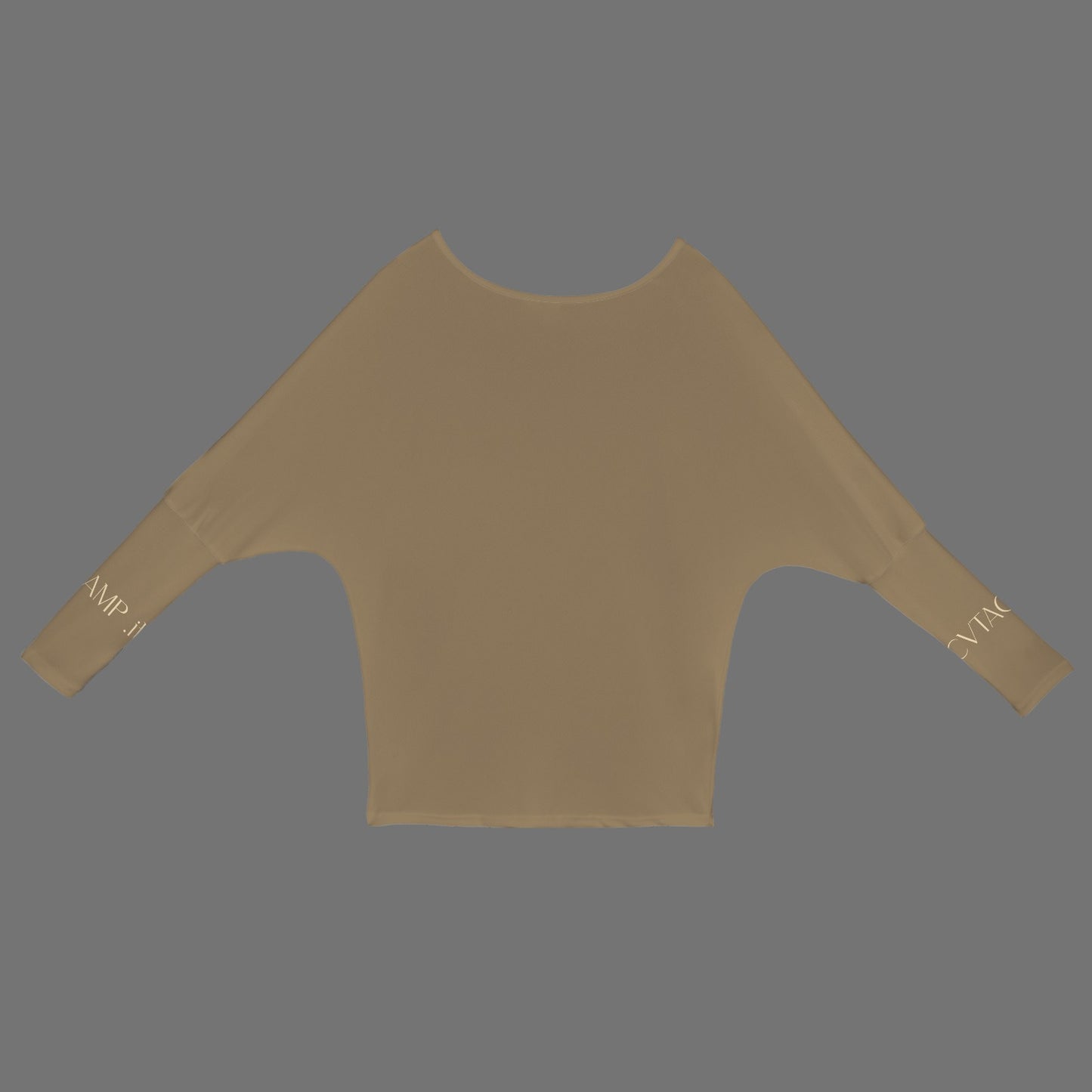 CVTACAMP .it Authentice Off-Shoulder Long Sleeve (Vine)