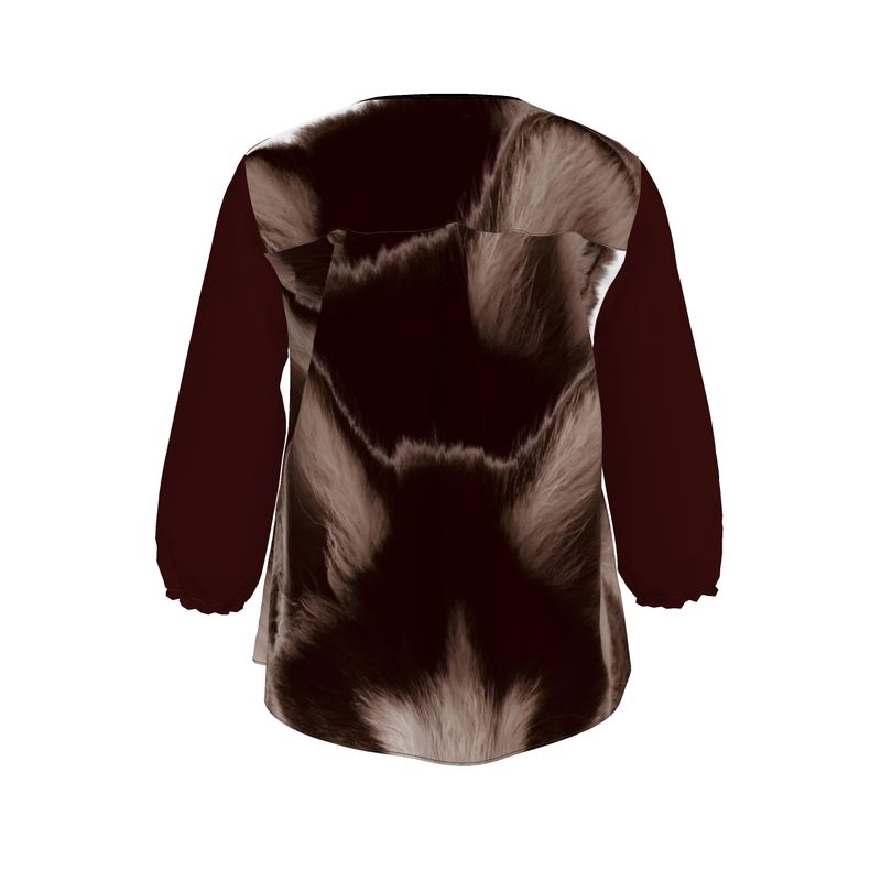 Lone Wolfsky™️ Shrouded In Love | Tunic Blouse