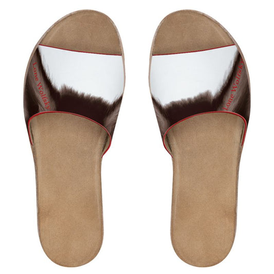 Lone Wolfsky™️ Avvolto nell'amore | Scarpe basse in pelle