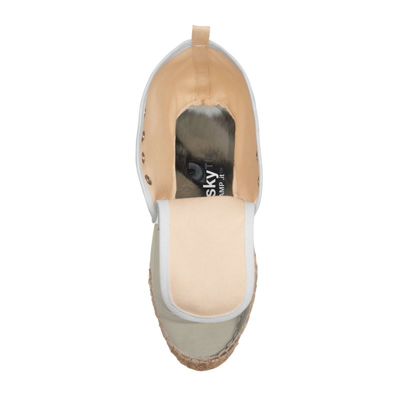 Espadrillas alte unisex Lone Wolfsky™️ (grano)