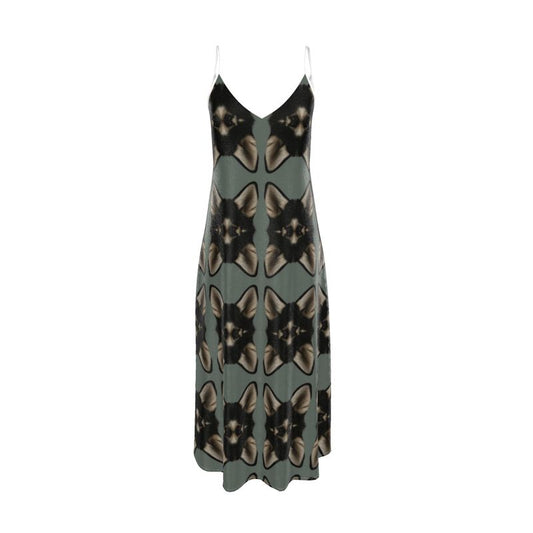 CVTACAMP .it™️ Forest Collection | Slip Dress in Pure Silk Satin (Mystery)