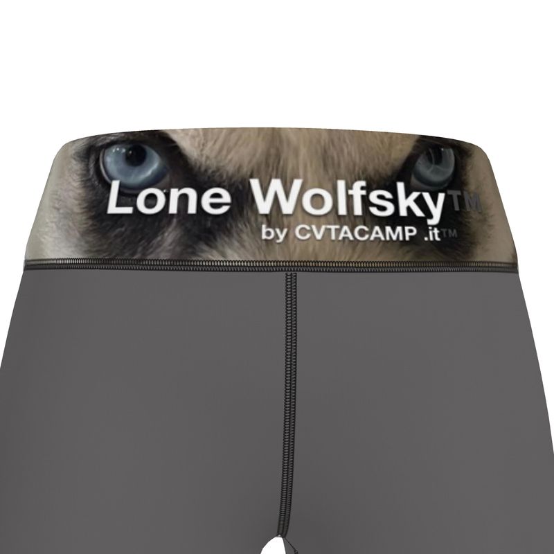 Lone Wolfsky™️ Sports Leggings (Gray)