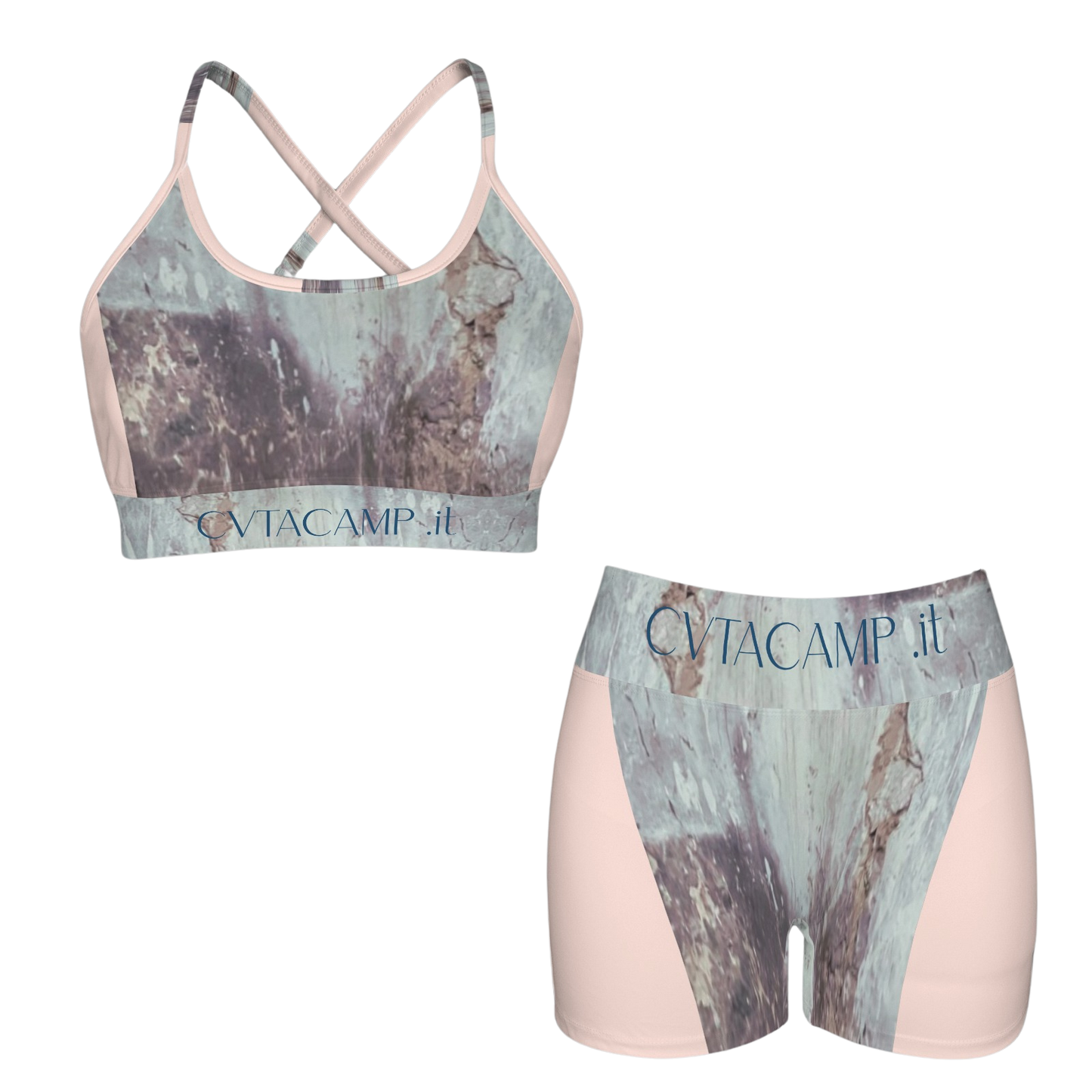 CVTACAMP .it™️ Autenticə™️ | Pink Concrete Sport Set