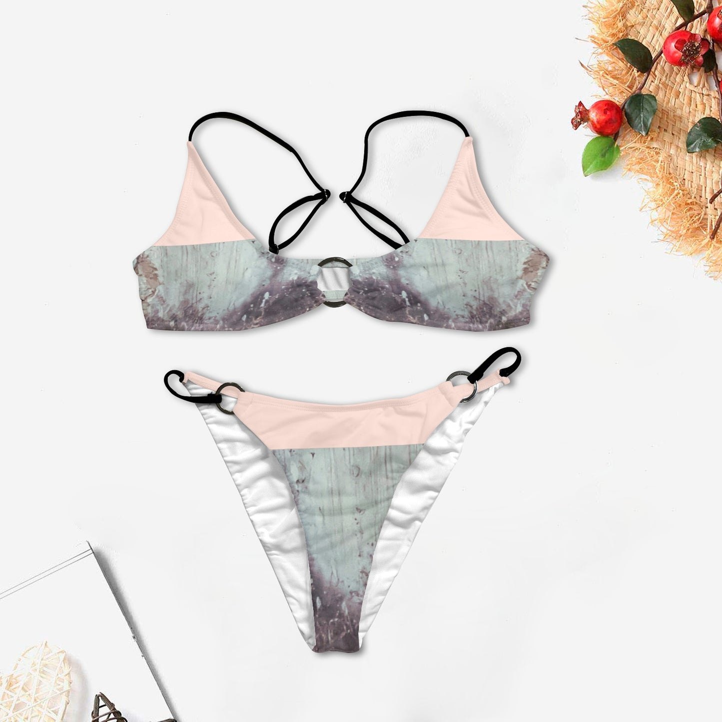 CVTACAMP .it Authentic Pink Concrete Bikini