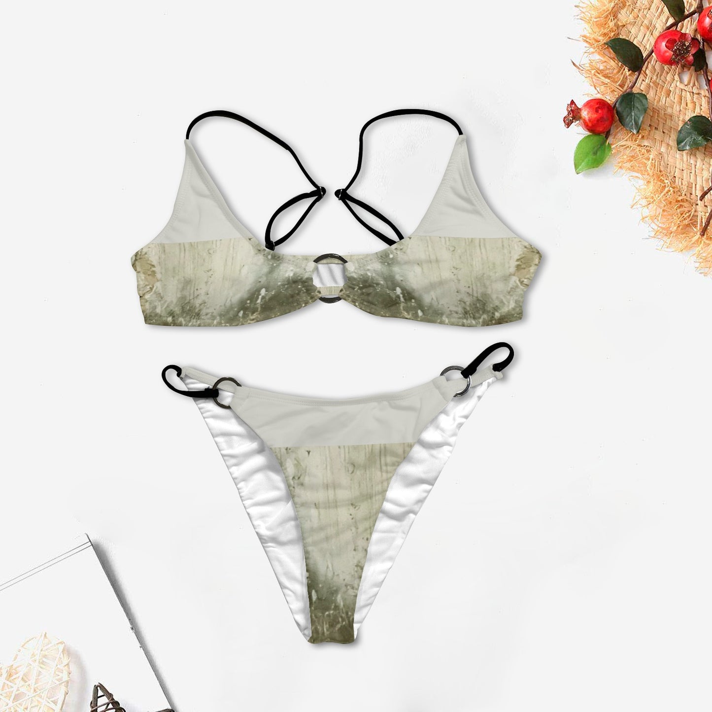 CVTACAMP .it Authentic Gray Concrete Bikini