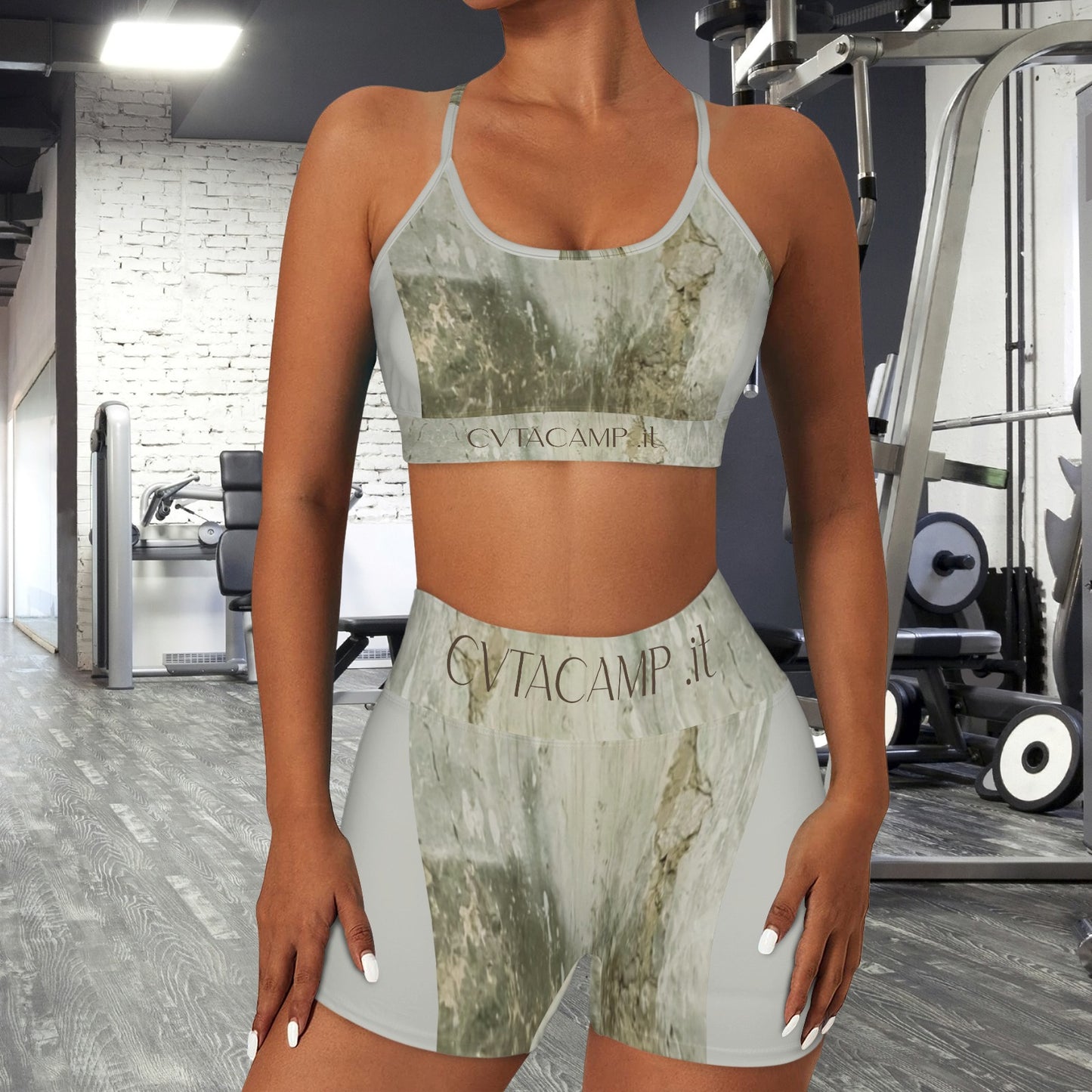 CVTACAMP .it Authentic Gray Concrete Sport Set