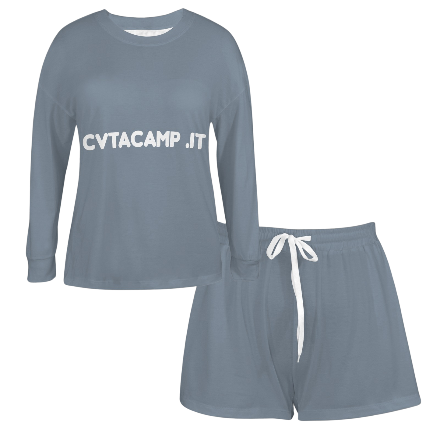 CVTACAMP .it™️ Autenticə™️ | Pajama Top & Shorts (Blu)