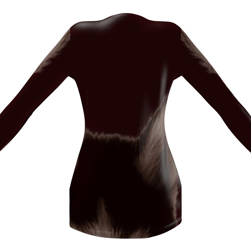 Lone Wolfsky™️ Avvolto nell'amore | Cardigan con tasche 