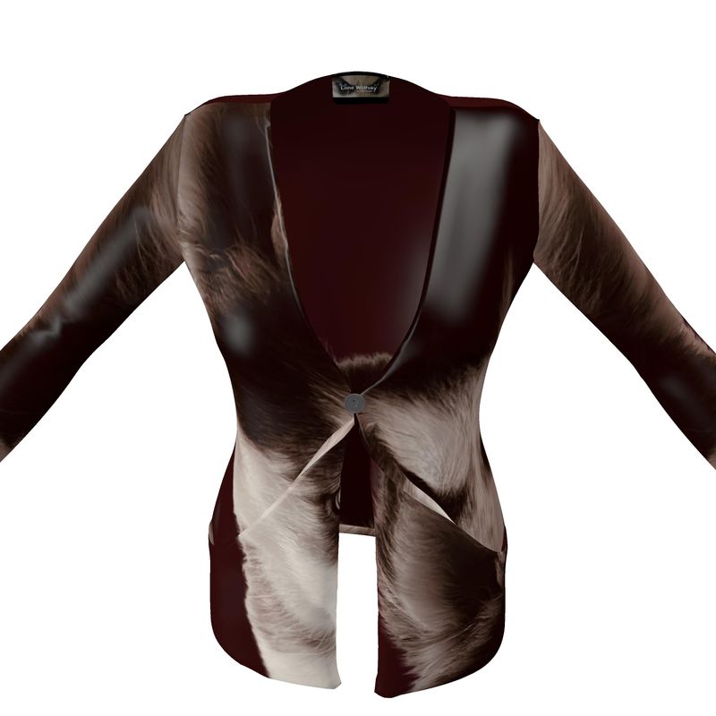 Lone Wolfsky™️ Avvolto nell'amore | Cardigan con tasche 