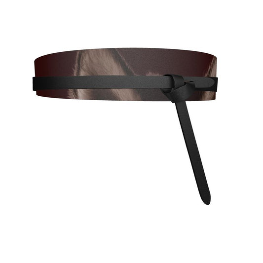 Lone Wolfsky™️ Shrouded In Love | Leather Belt (Brown)