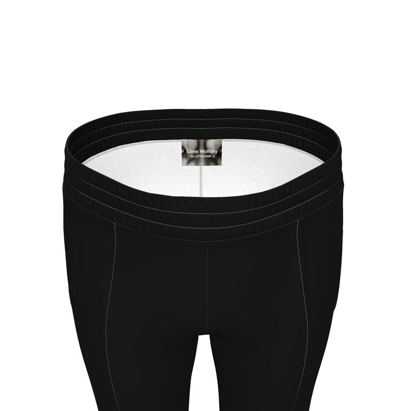 Lone Wolfsky™️ Men’s Activewear Trousers (Black)