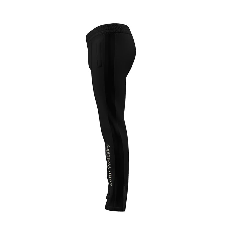 Lone Wolfsky™️ Men’s Activewear Trousers (Black)