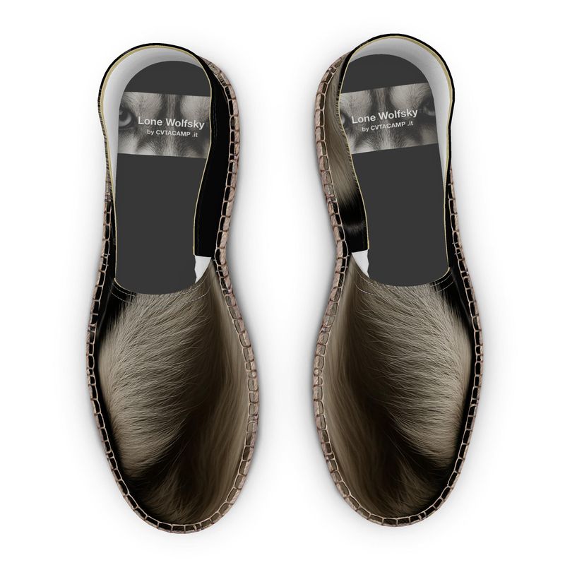 Lone Wolfsky™️ Unisex Espadrilles (Furs)