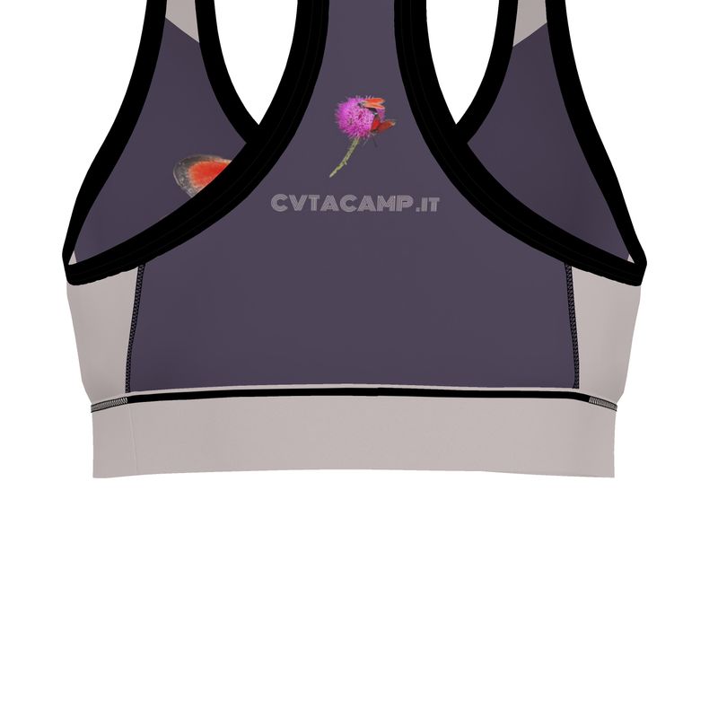 CVTACAMP .it™️ Co-Create Collection | Sports Bra (Eggplant)