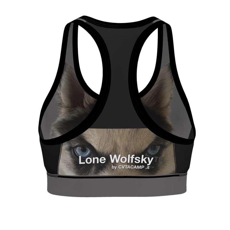 Reggiseno sportivo Lone Wolfsky™️ (grigio) 