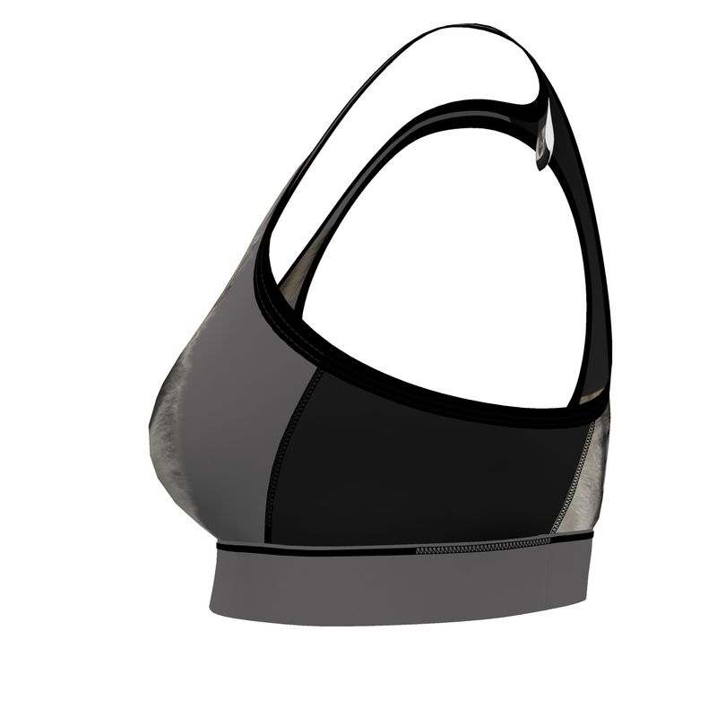 Reggiseno sportivo Lone Wolfsky™️ (grigio) 