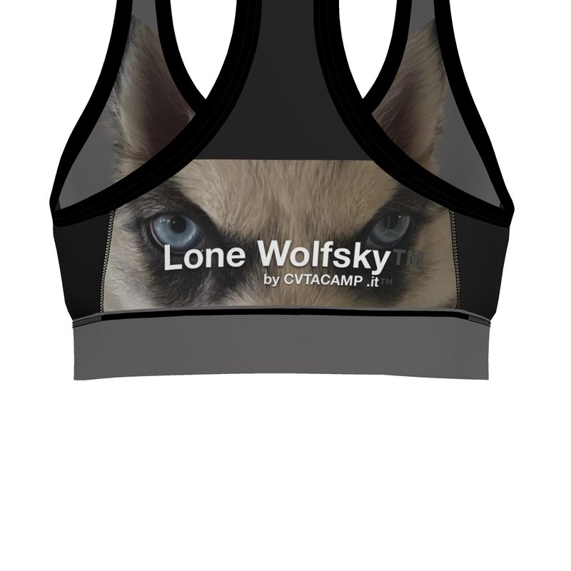 Reggiseno sportivo Lone Wolfsky™️ (grigio) 