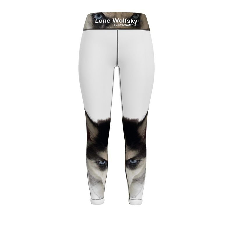 Lone Wolfsky™️ Sports Leggings (White)
