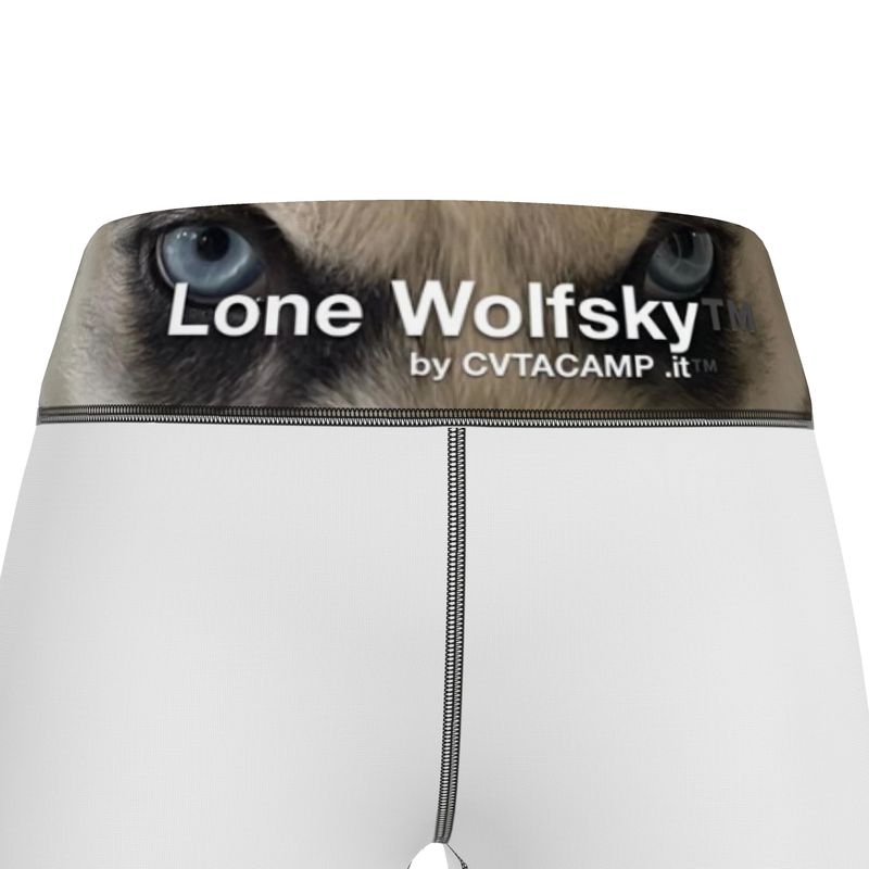Lone Wolfsky™️ Sports Leggings (White)