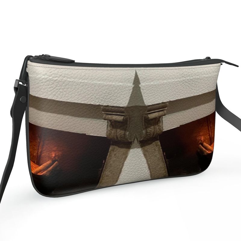 CVTACAMP .IT™️ Collezione Flames | Borsa a tracolla con doppia cerniera 