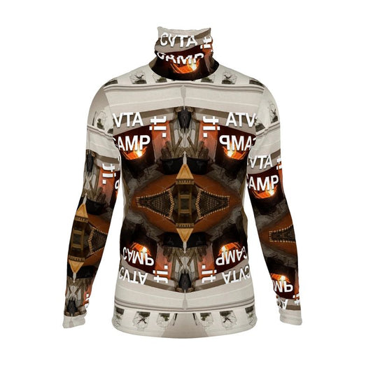 Collezione Flames CVTACAMP .it™️ | Maglia a collo alto a maniche lunghe da uomo 