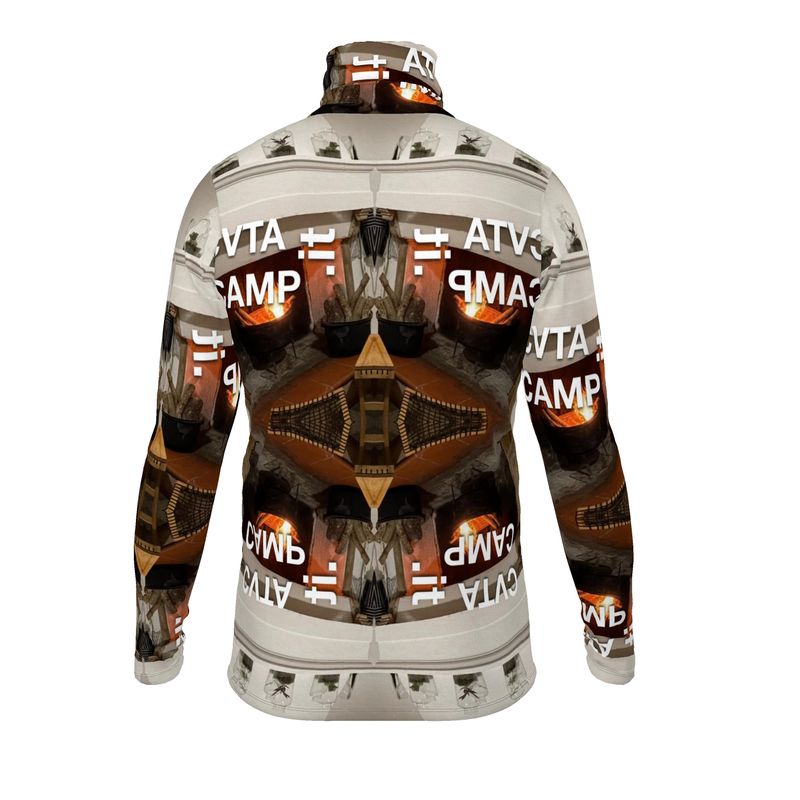 Collezione Flames CVTACAMP .it™️ | Maglia a collo alto a maniche lunghe da uomo 