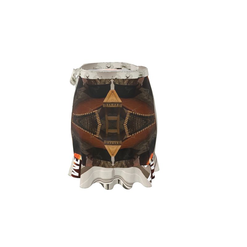 CVTACAMP .it™️ Collezione Fiamme | Gonna a balze 