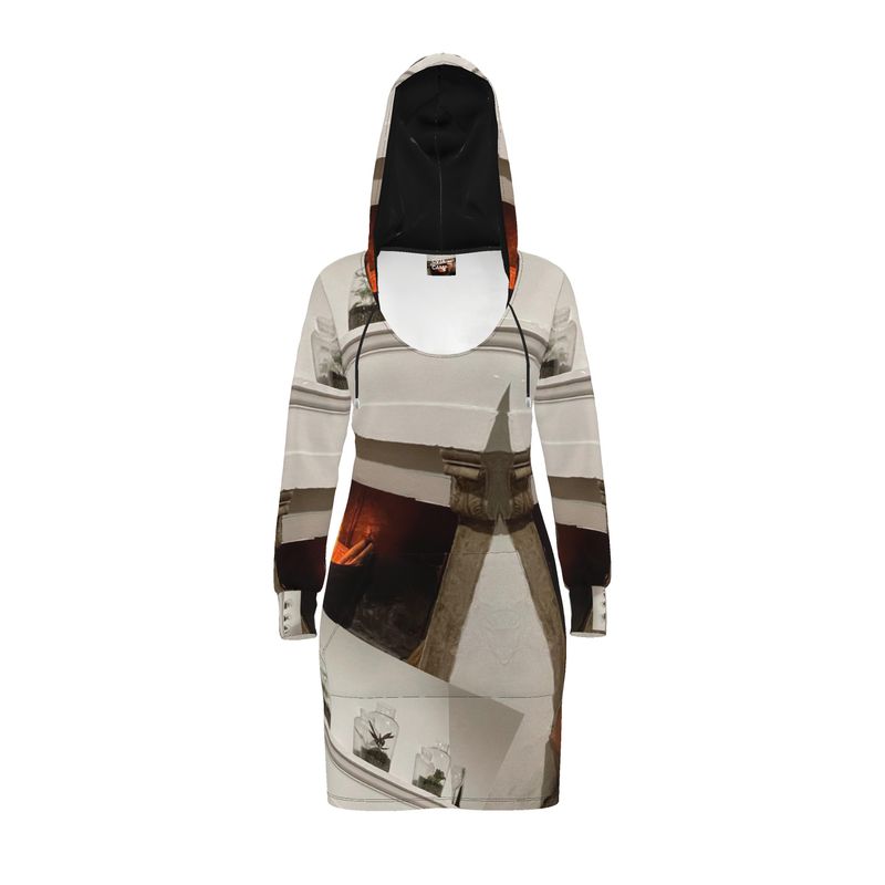 Collezione Flames di CVTACAMP .it™️ | Abito con cappuccio (disegna le braccia) 
