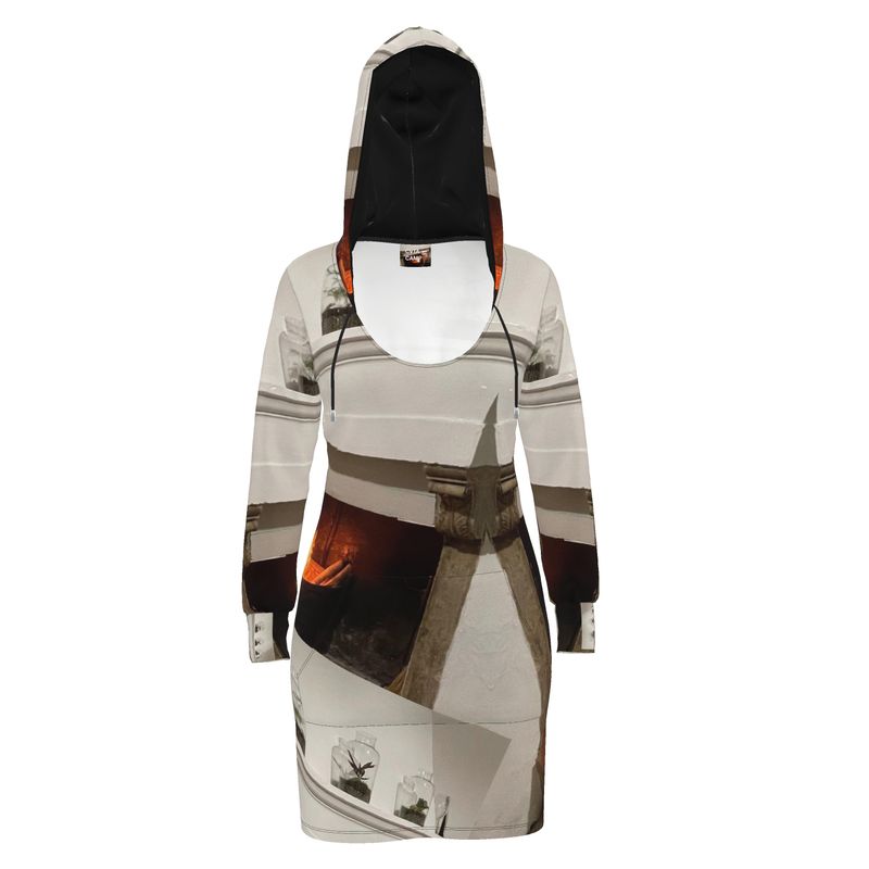 Collezione Flames di CVTACAMP .it™️ | Abito con cappuccio (disegna le braccia) 