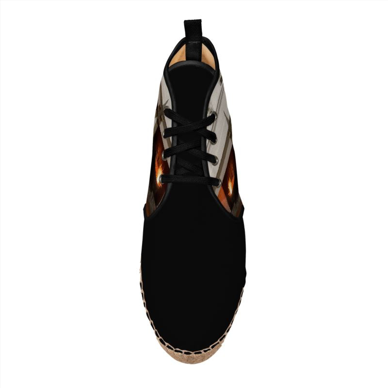 CVTACAMP .it™️ Collezione Flames | Espadrillas alte Uni 