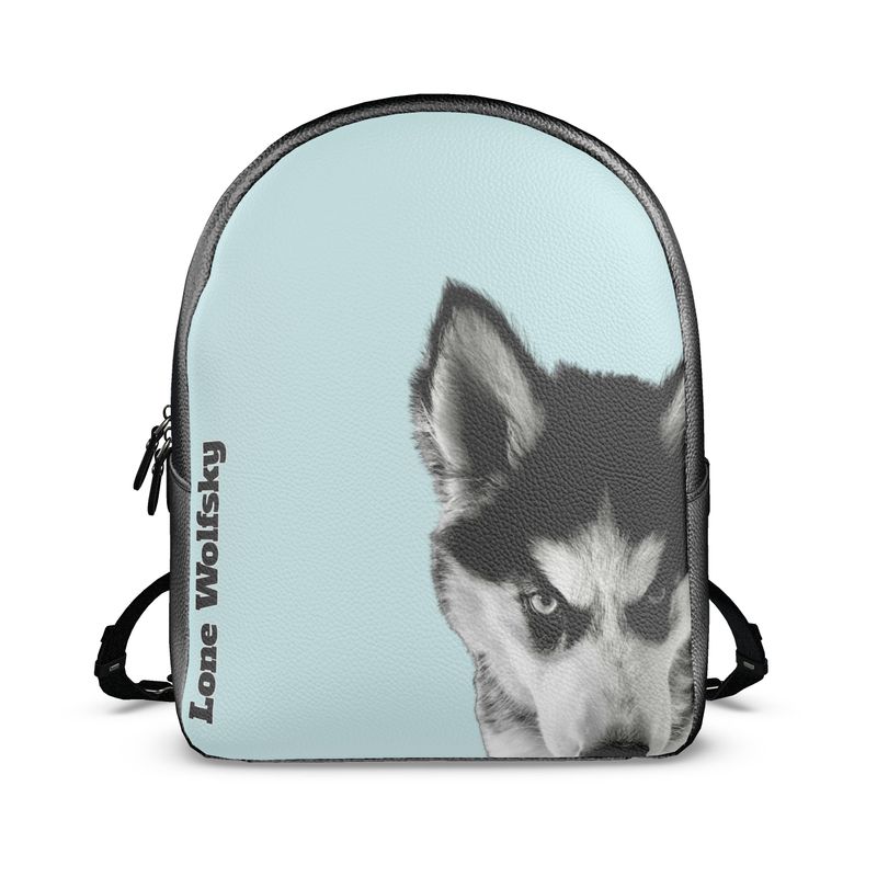 Lone Wolfsky™️ Leather Backpack