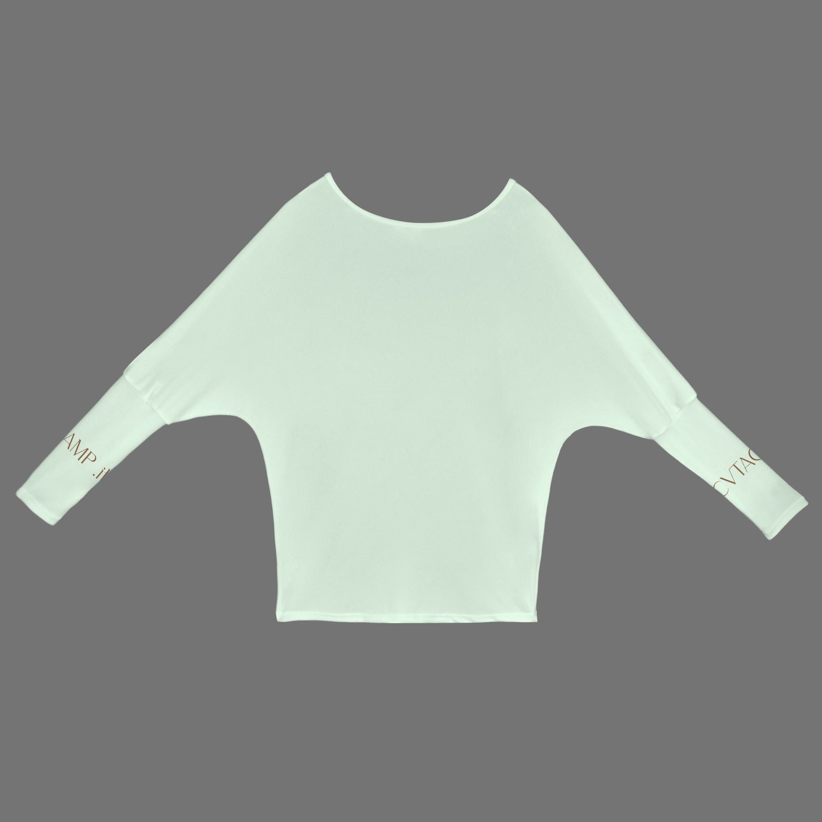CVTACAMP .it Authentice Off-Shoulder Long Sleeve (Sea)
