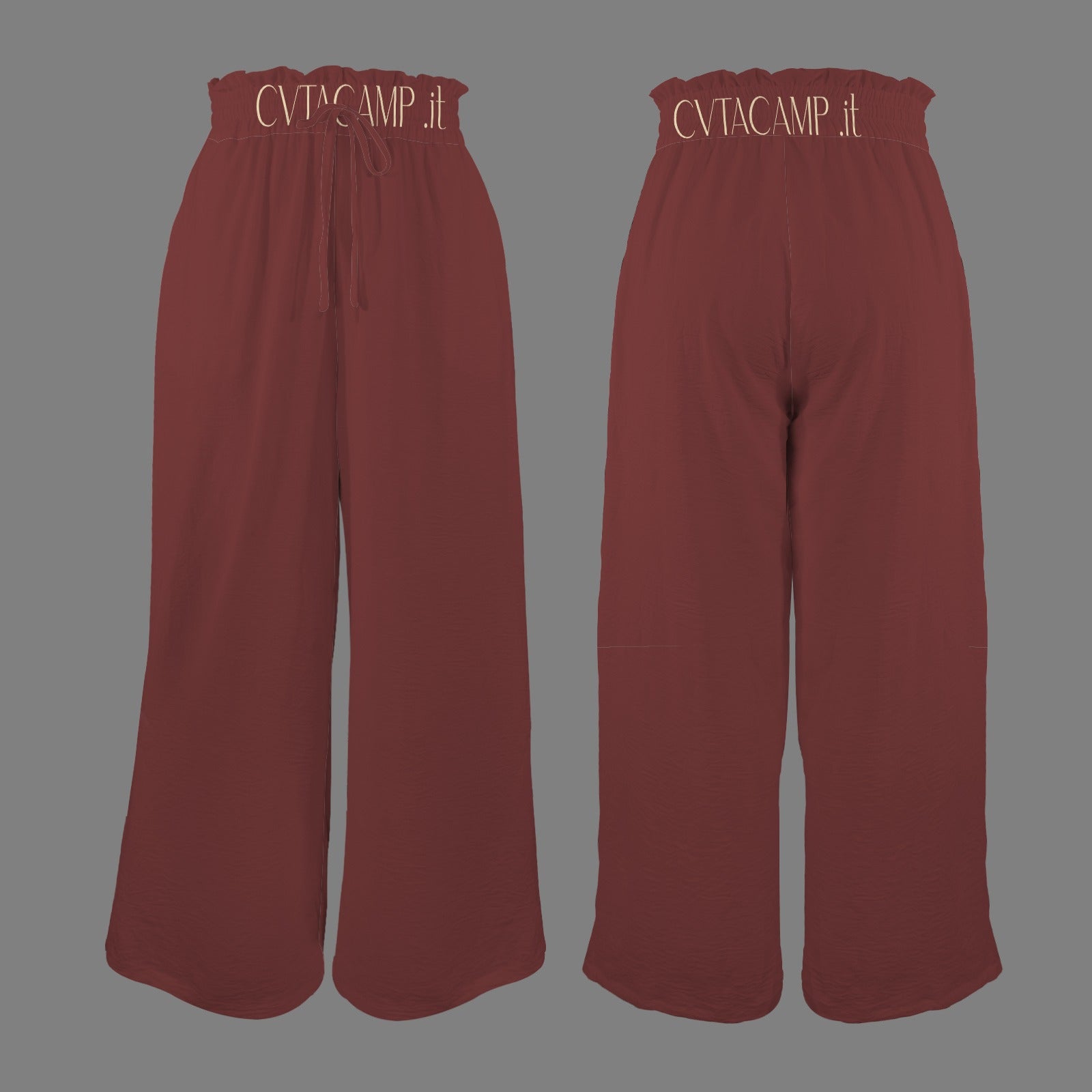 CVTACAMP .it Autentice Palazzo Pants (Wine)