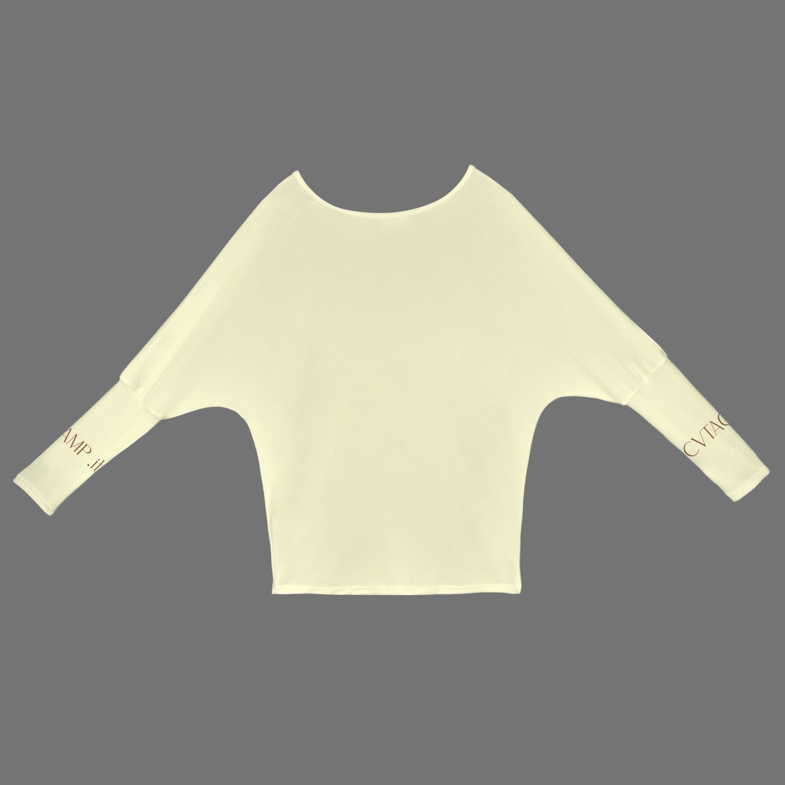 CVTACAMP .it Authentice Off-Shoulder Long Sleeve (Sand)
