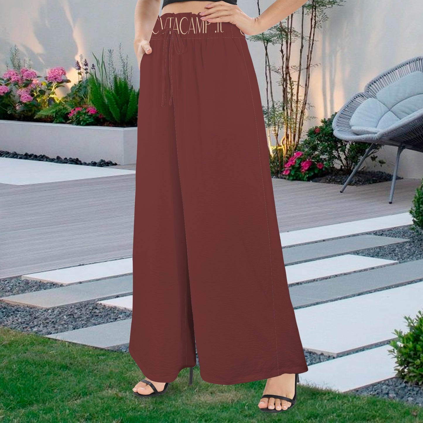 CVTACAMP .it Autentice Palazzo Pants (Wine)
