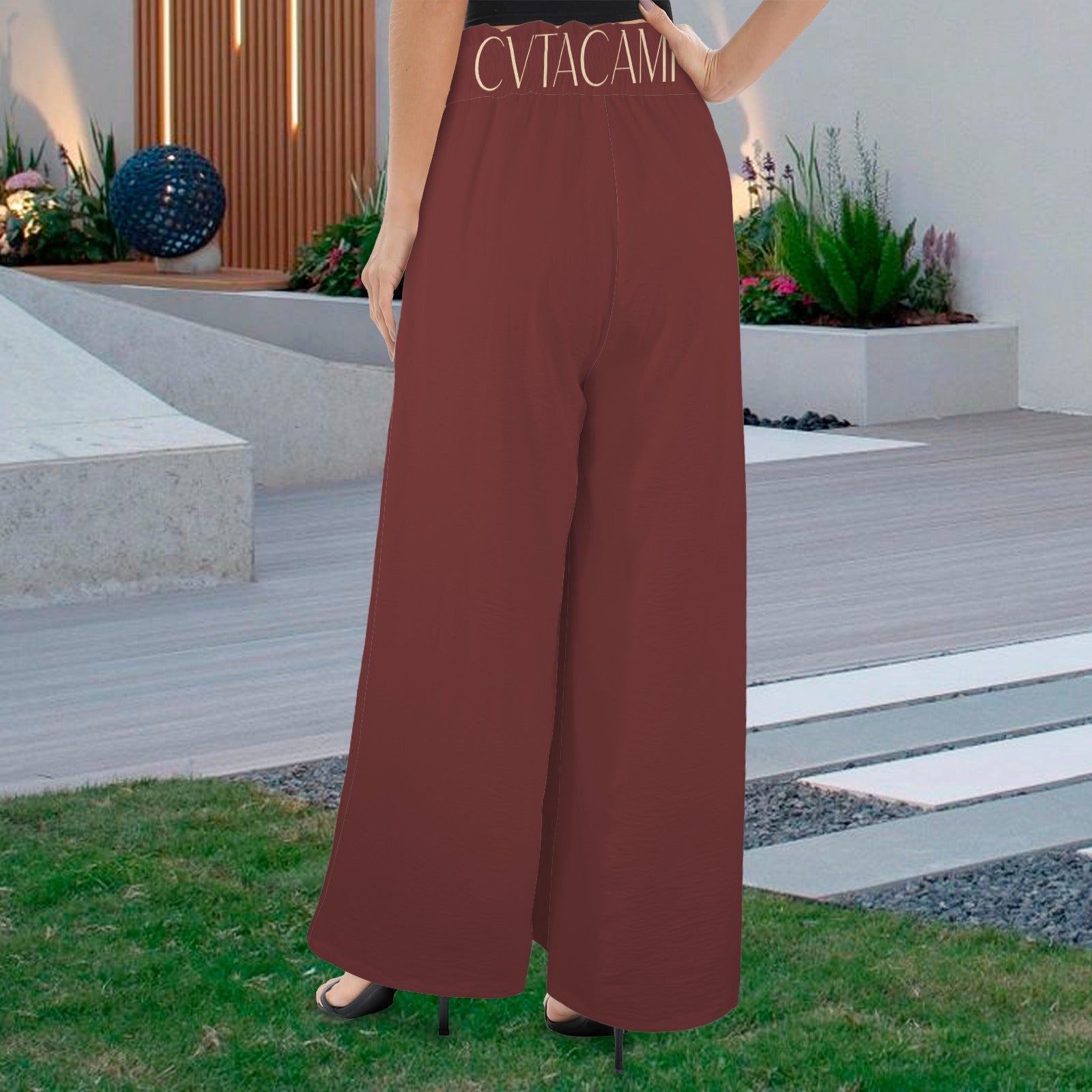 CVTACAMP .it Autentice Palazzo Pants (Wine)