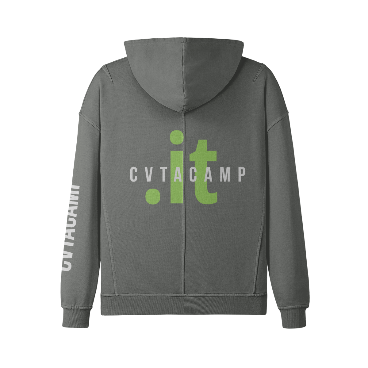 CVTACAMP .it™️ Autenticə™️ | Felpa con cappuccio Uni Turtle (Grigio)