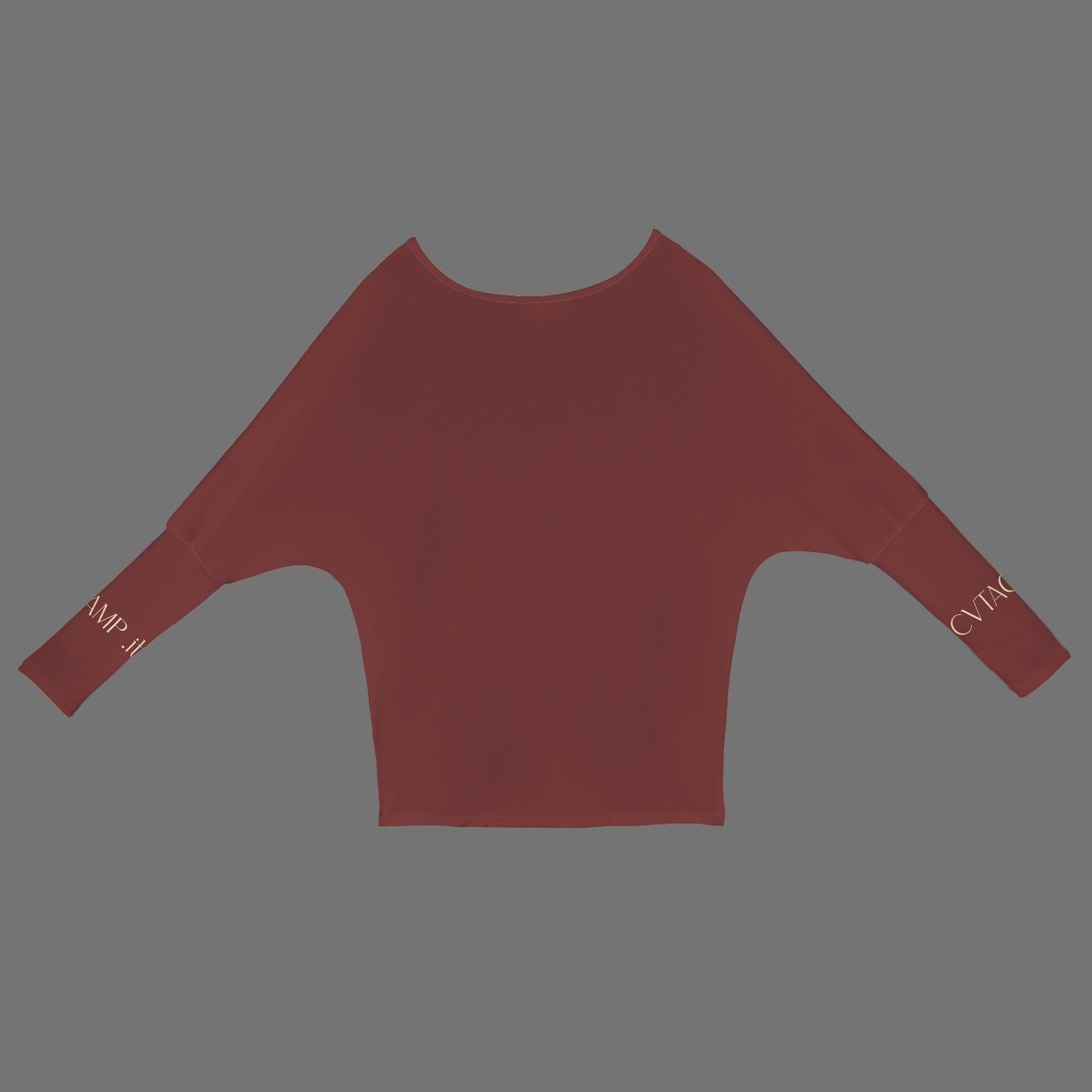 CVTACAMP .it Authentice Off-Shoulder Long Sleeve (Wine)