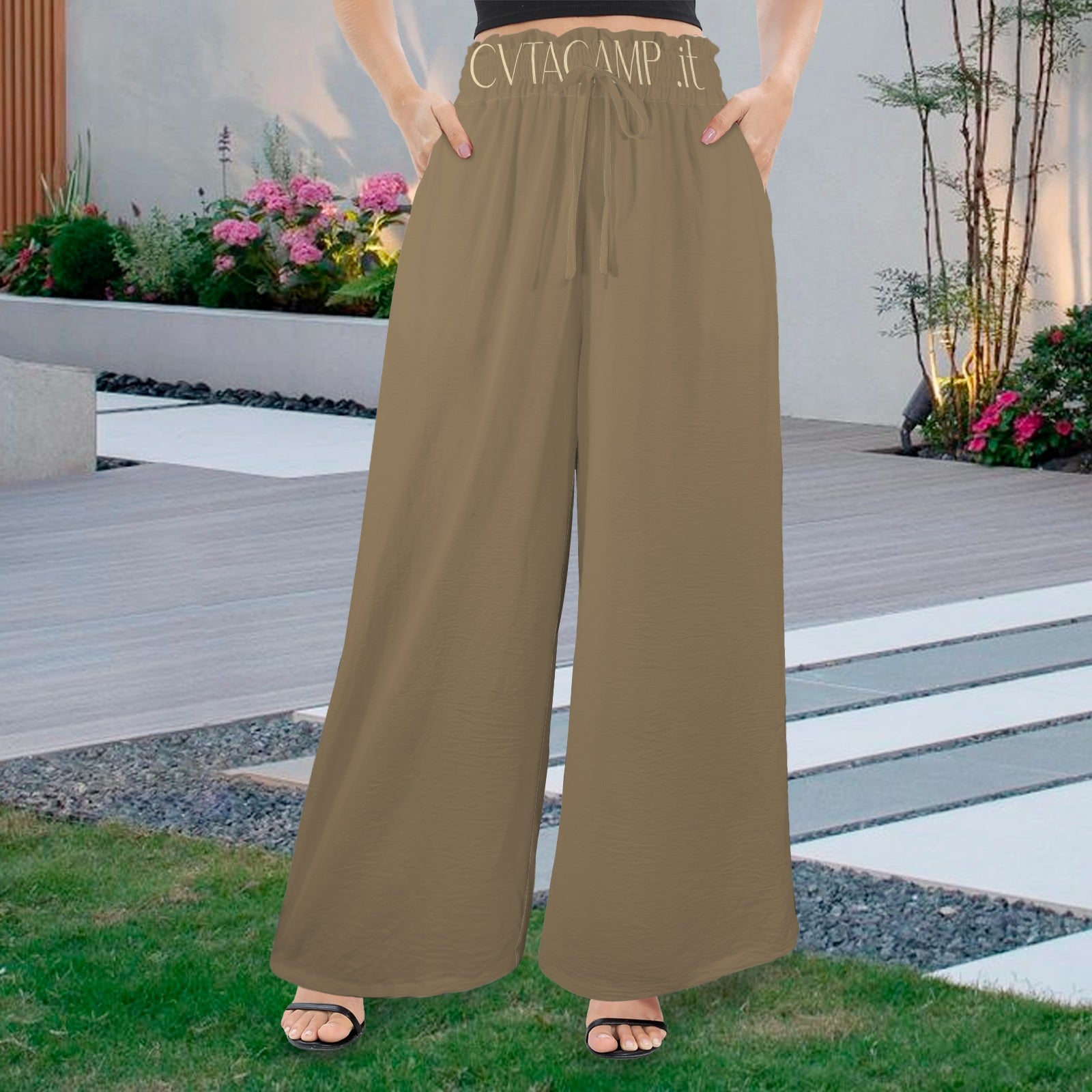 CVTACAMP .it Autentice Palazzo Pants (Vine)