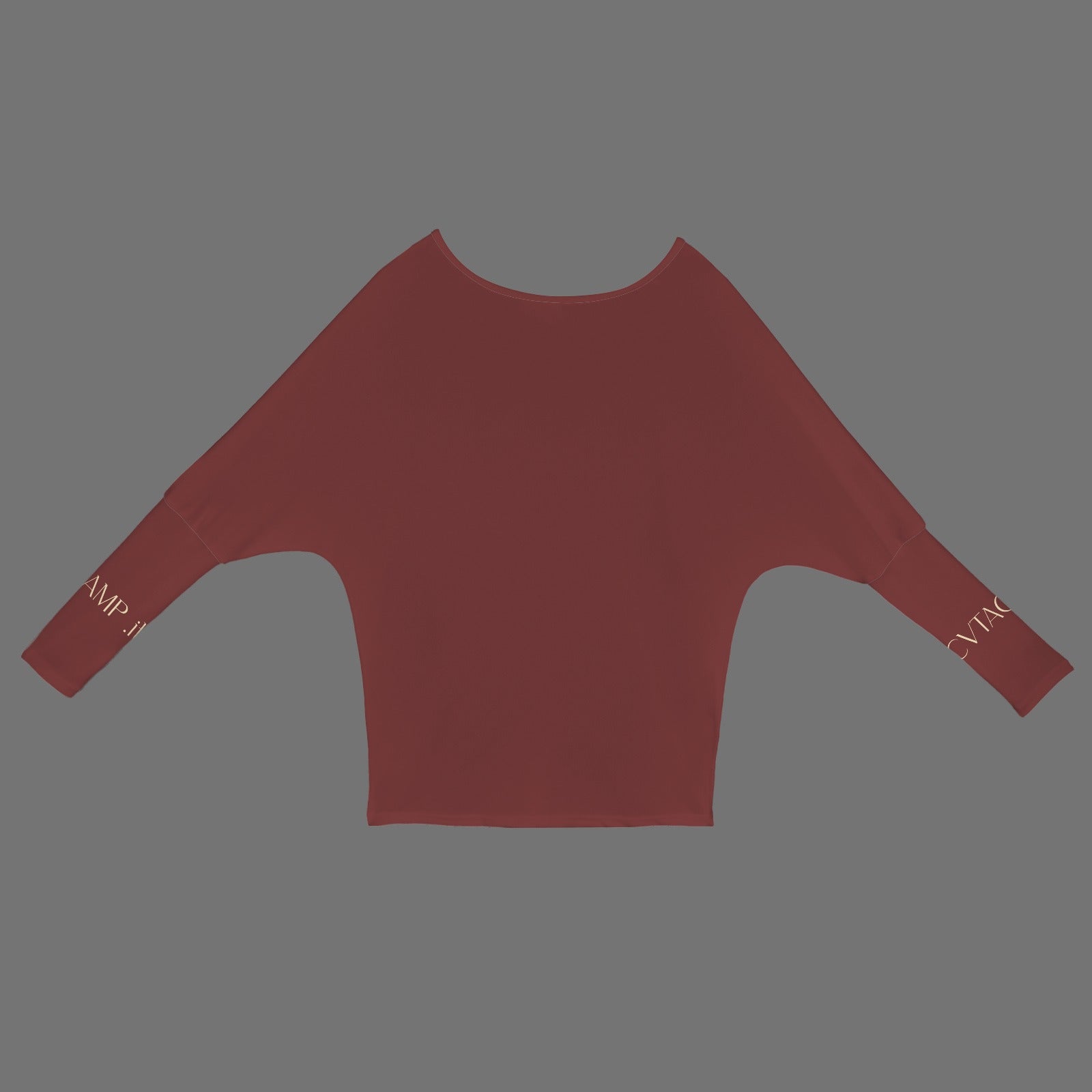 CVTACAMP .it Authentice Off-Shoulder Long Sleeve (Wine)