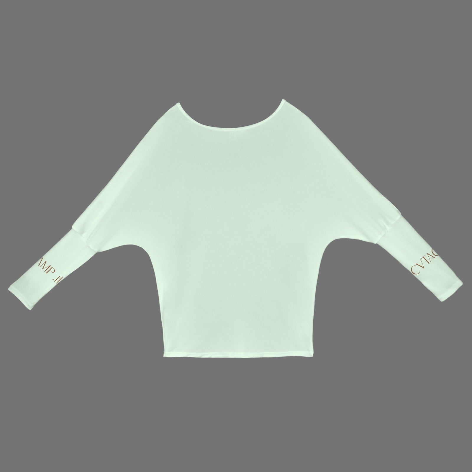 CVTACAMP .it Authentice Off-Shoulder Long Sleeve (Sea)